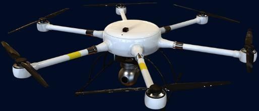 120min 최대 부하 8kg 다 회전자 UAV Long120 가벼운 비 저항 6개의 축선 무인비행기