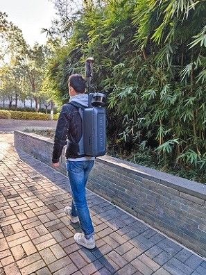 위에서 말한 지하 공간 통합된 매핑을 위한 120m 범위 하이슬람 라이더